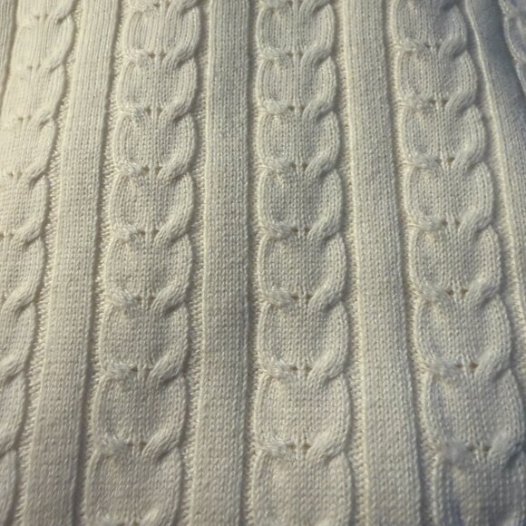 ✨✨Izod Cable Knit Sweater Beige Large NWT - Picture 3 of 5